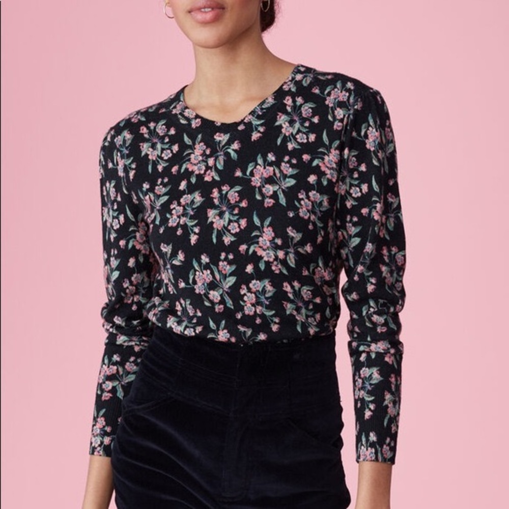 REBECCA TAYLOR “Floral sweater”